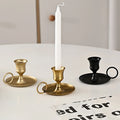 Metal candle holder centerpiece